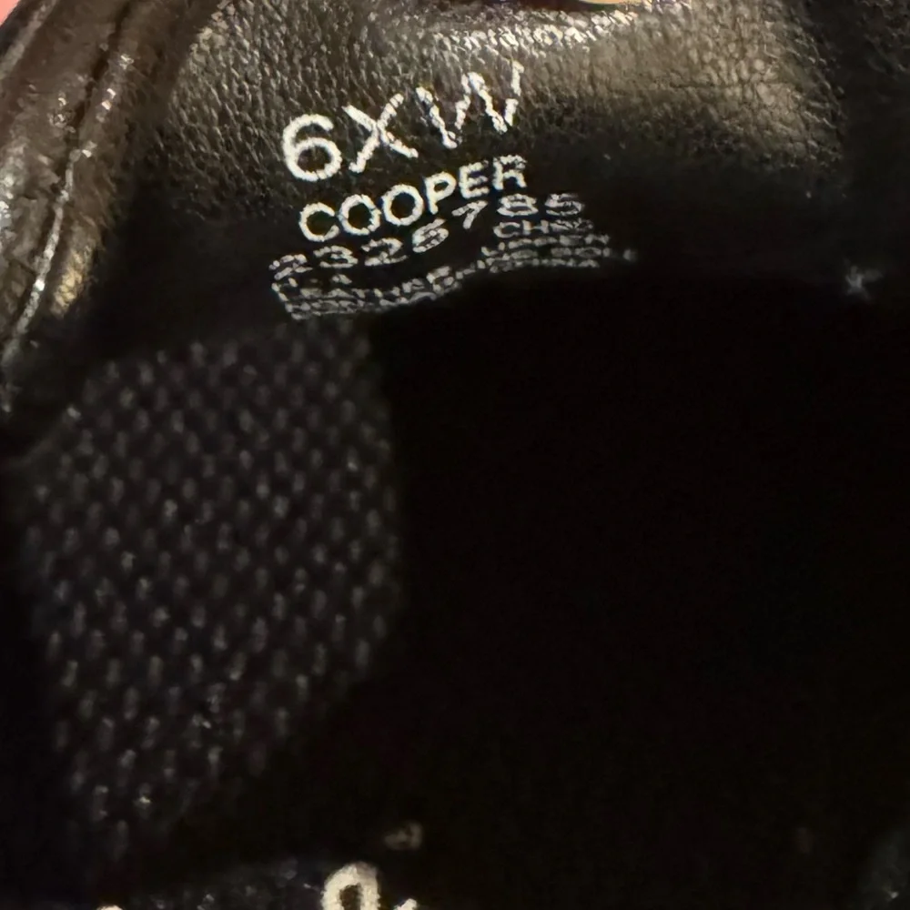 Stride Rite Cooper Toddler Boy Black Leather Dress Shoes Size 6 XW